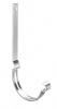 Крюк желоба длинный полоса 125/90 Ral 9003 Grand Line